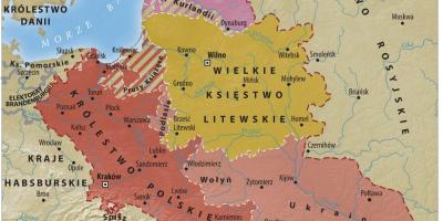 Kaart van die groothertog van Litaue